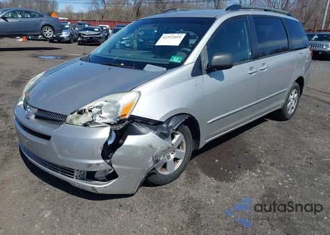 2005 Toyota Sienna Le z USA, uszkodzony, nr VIN 5TDZA23C95S380868